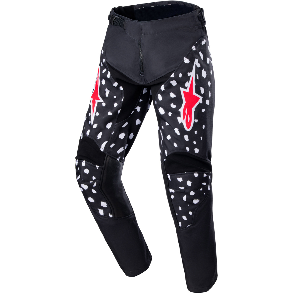 Alpinestars - Pantalon enfant Youth Racer North Noir / Blanc / Rouge fluo