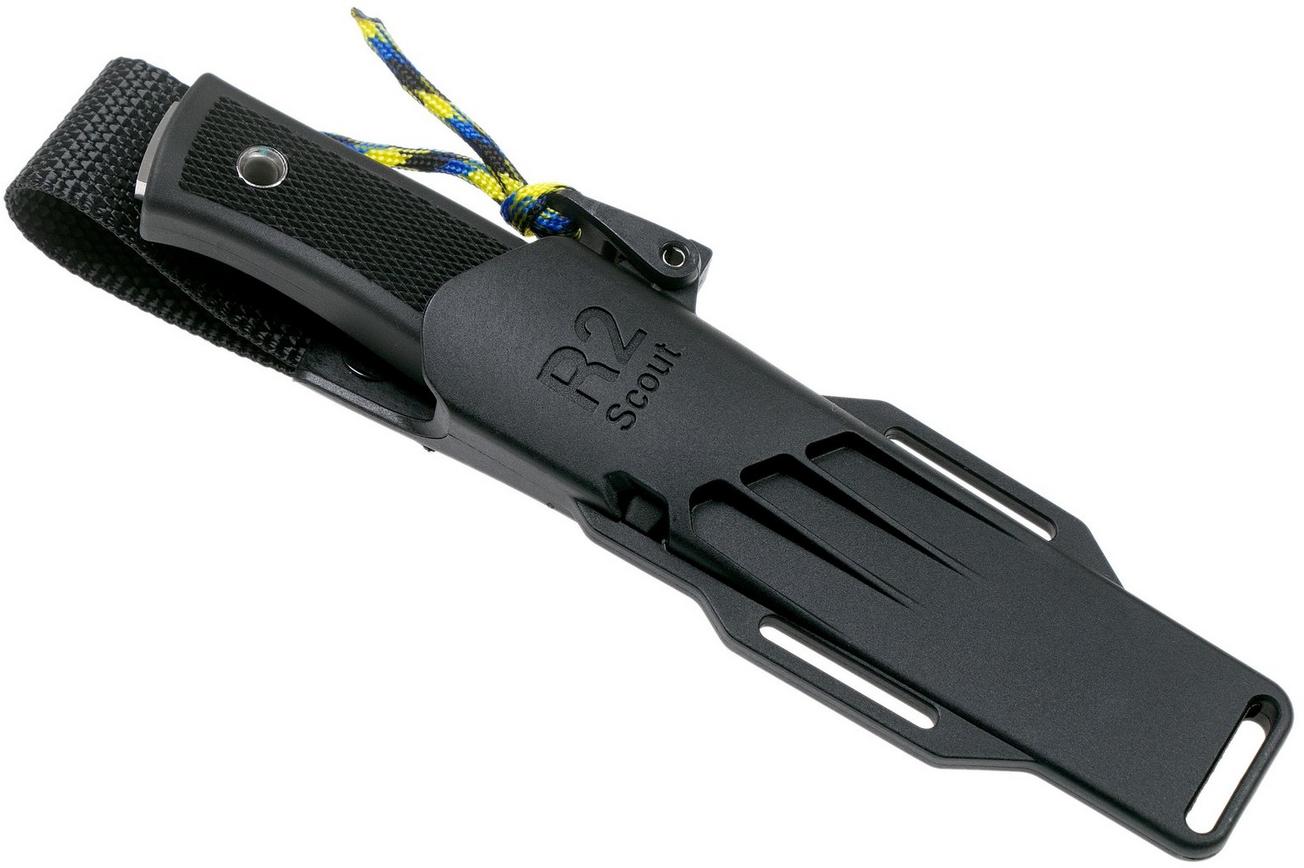 Fällkniven R2 Scout Elmax, Zytel schede, outdoormes