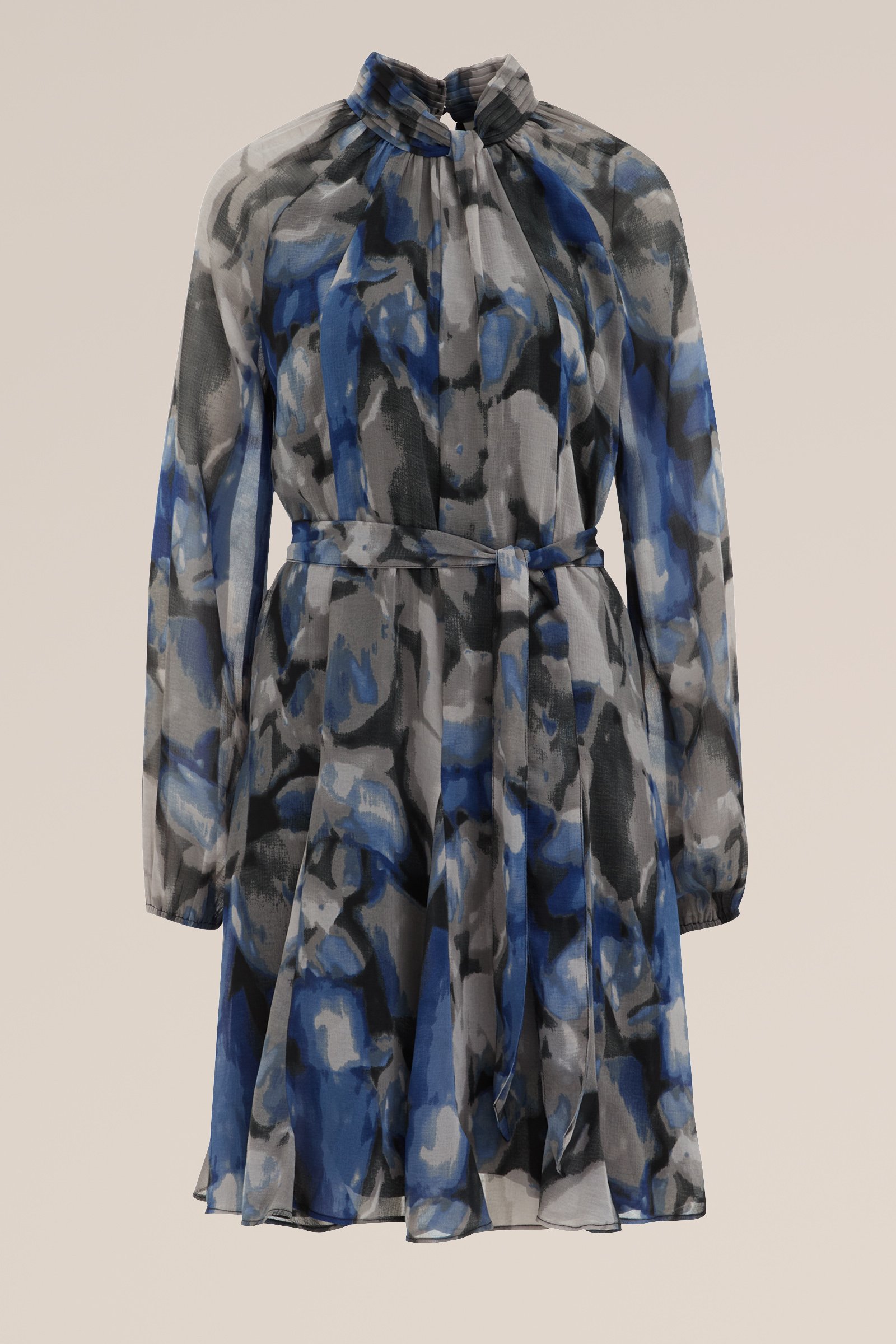 jurk met structuur WE Fashion Multikleur