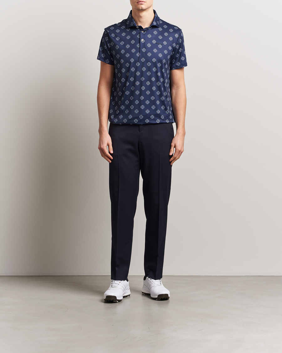 RLX Ralph Lauren Airflow Active Polo Mini G Golfball/Refined Navy