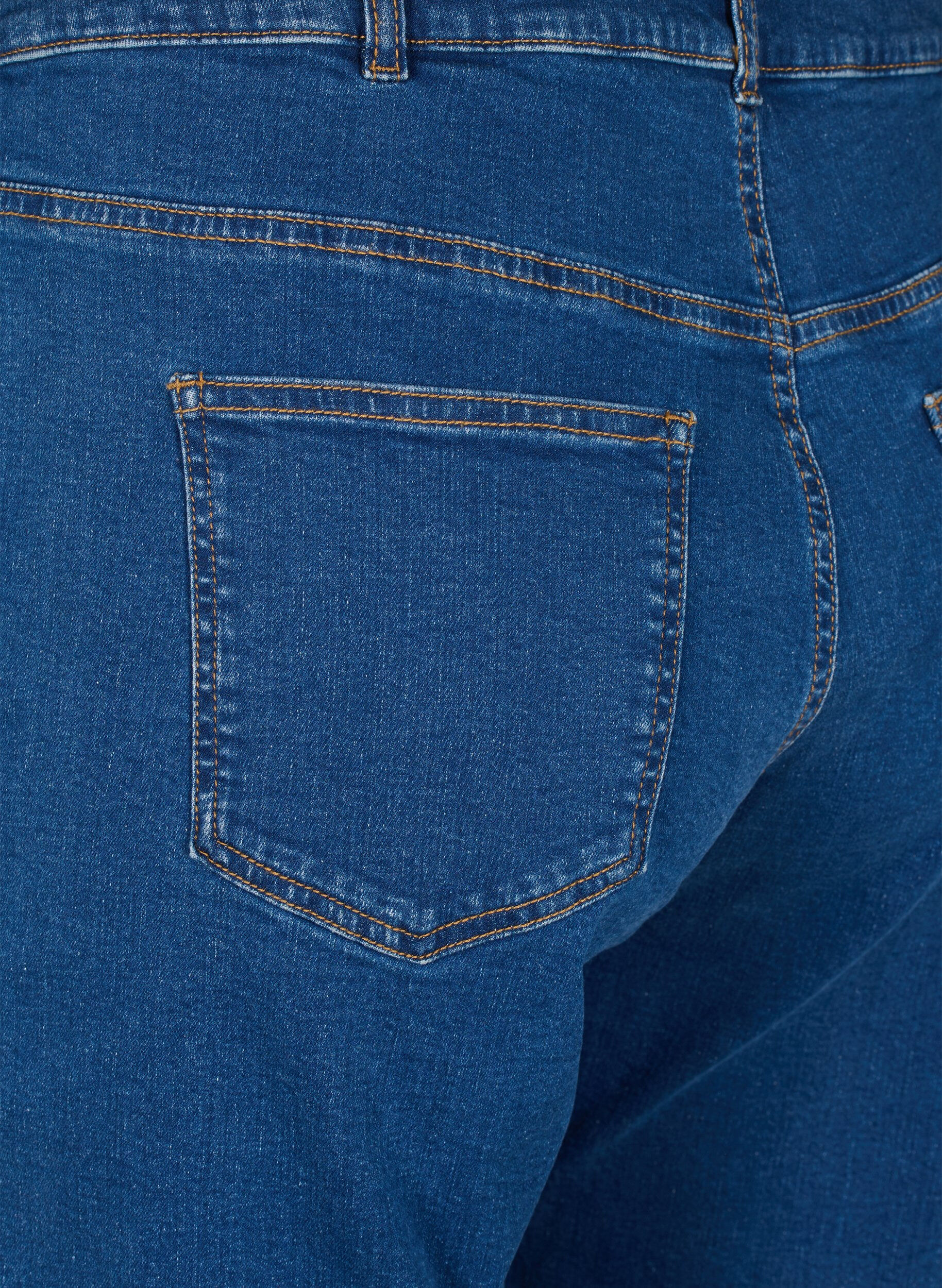 Cropped Vera jeans med straight fit
