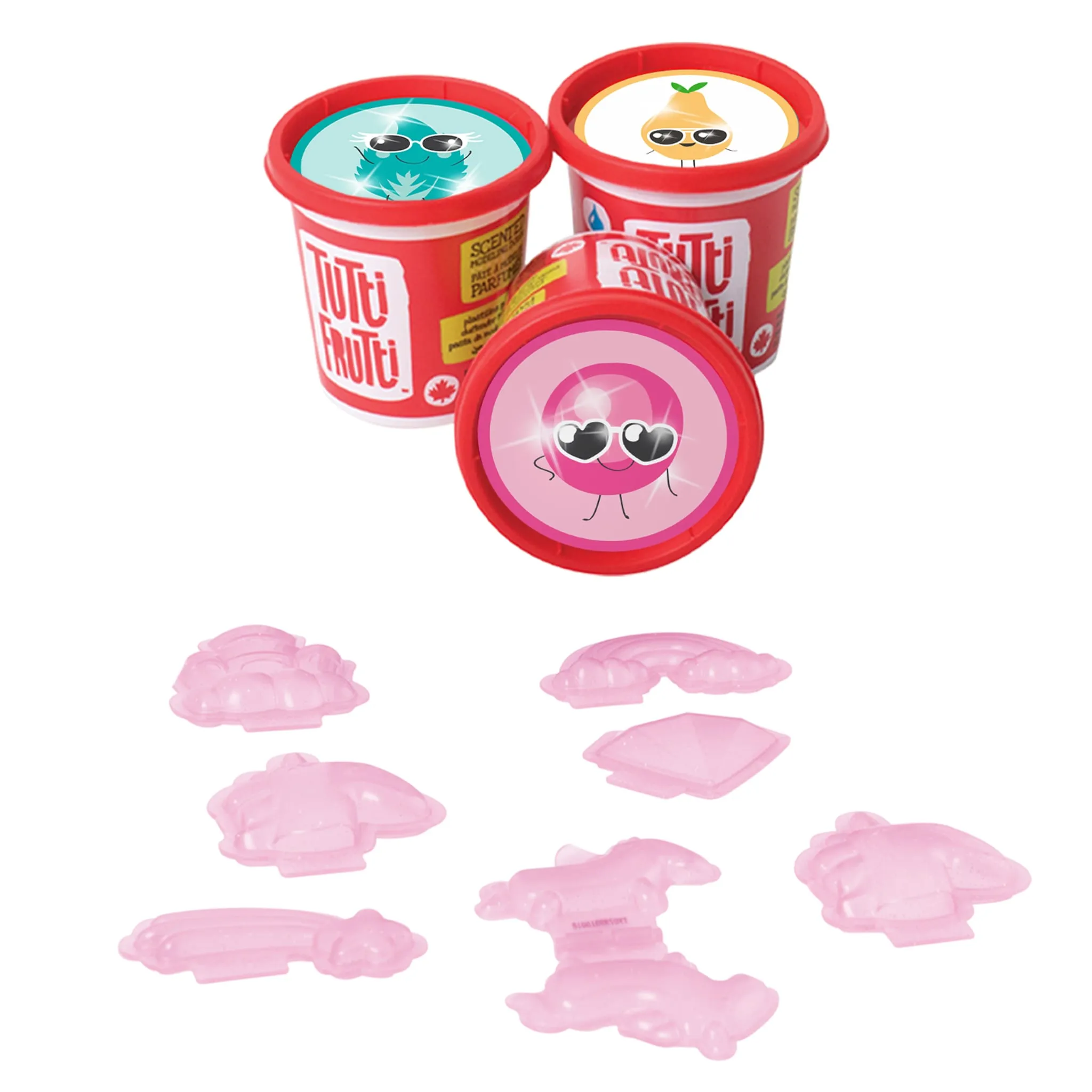 Tutti Frutti Trio Pâtes à Modeler - Licornes Scintillantes
