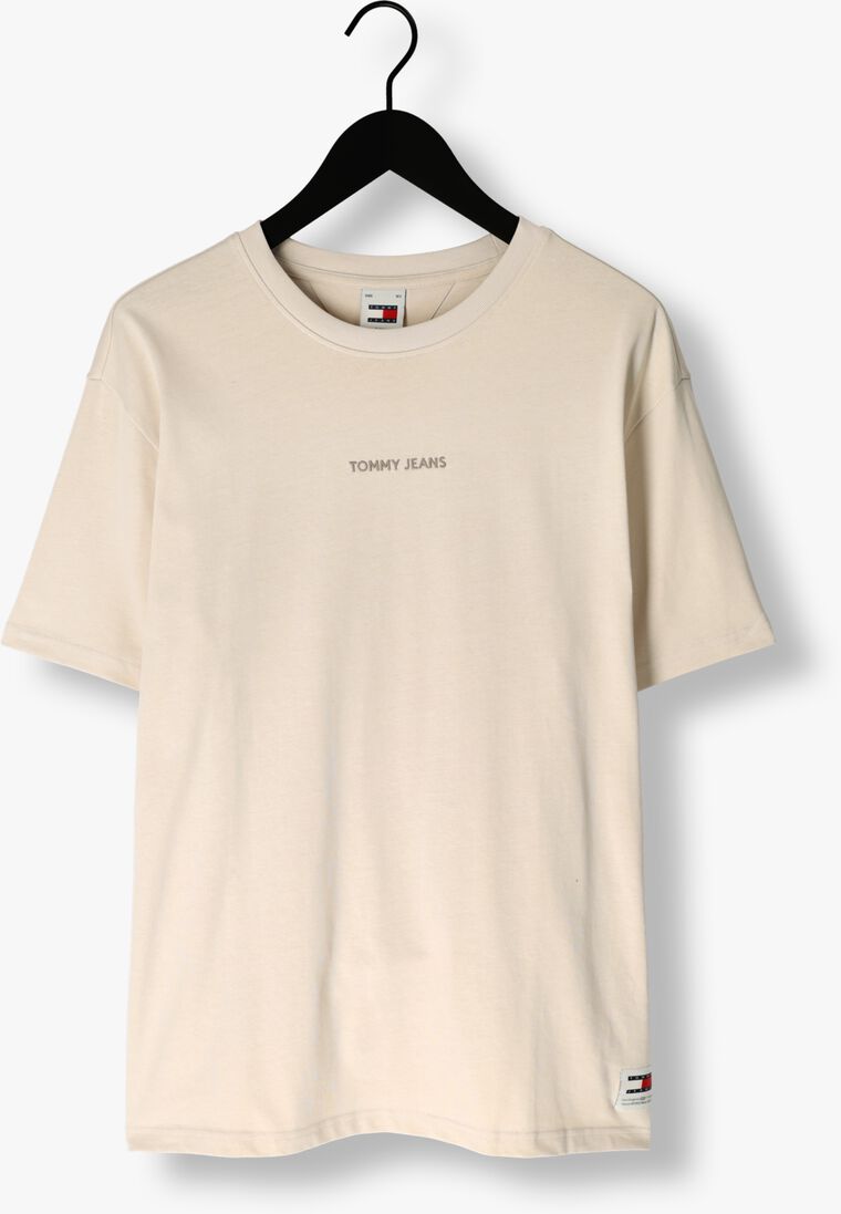 TOMMY JEANS beige tommy jeans t-shirt tjm reg s new classics tee ext