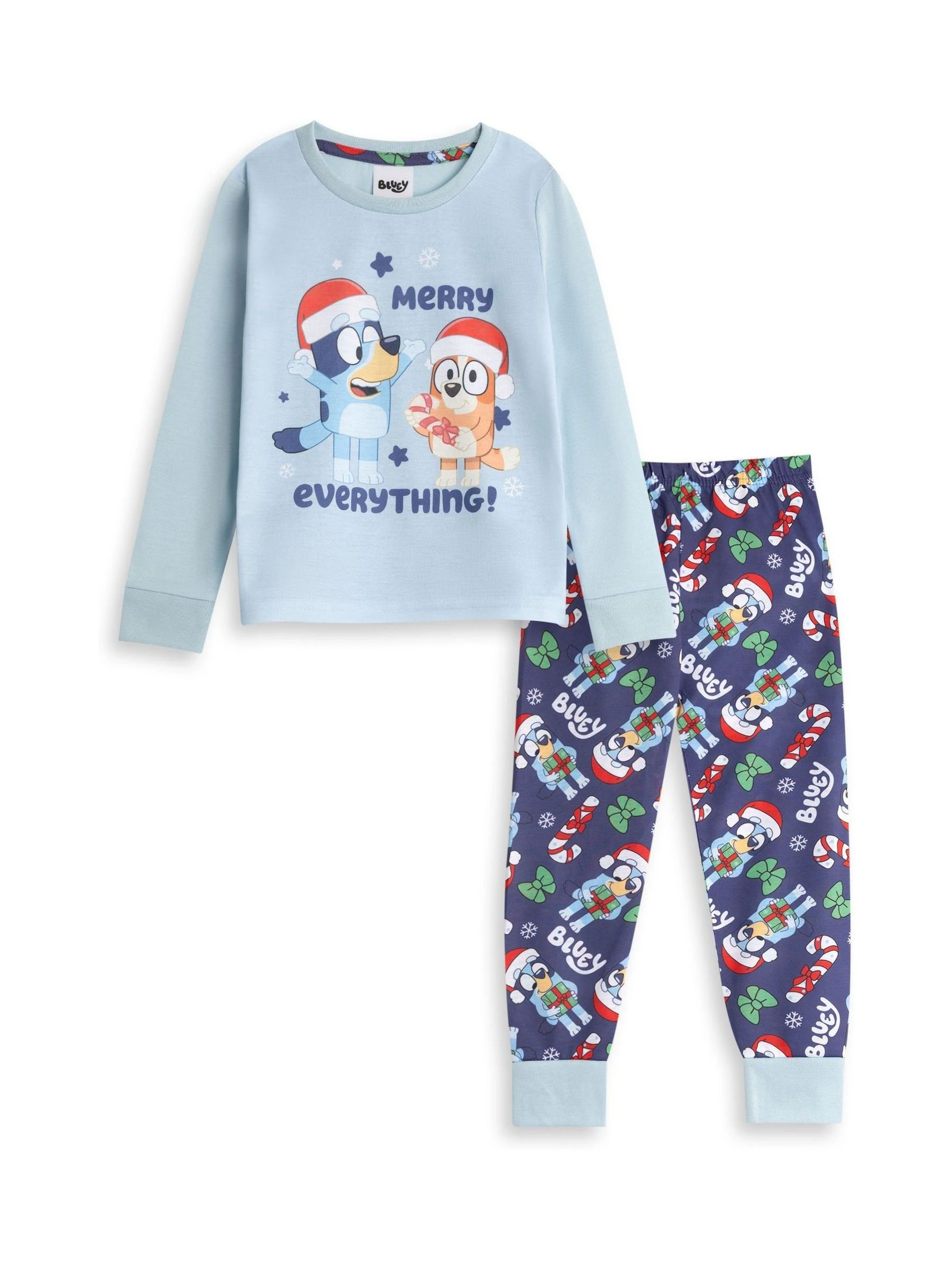 Vanilla Underground Bluey Christmas Long Sleeve Long Leg Pyjamas Set