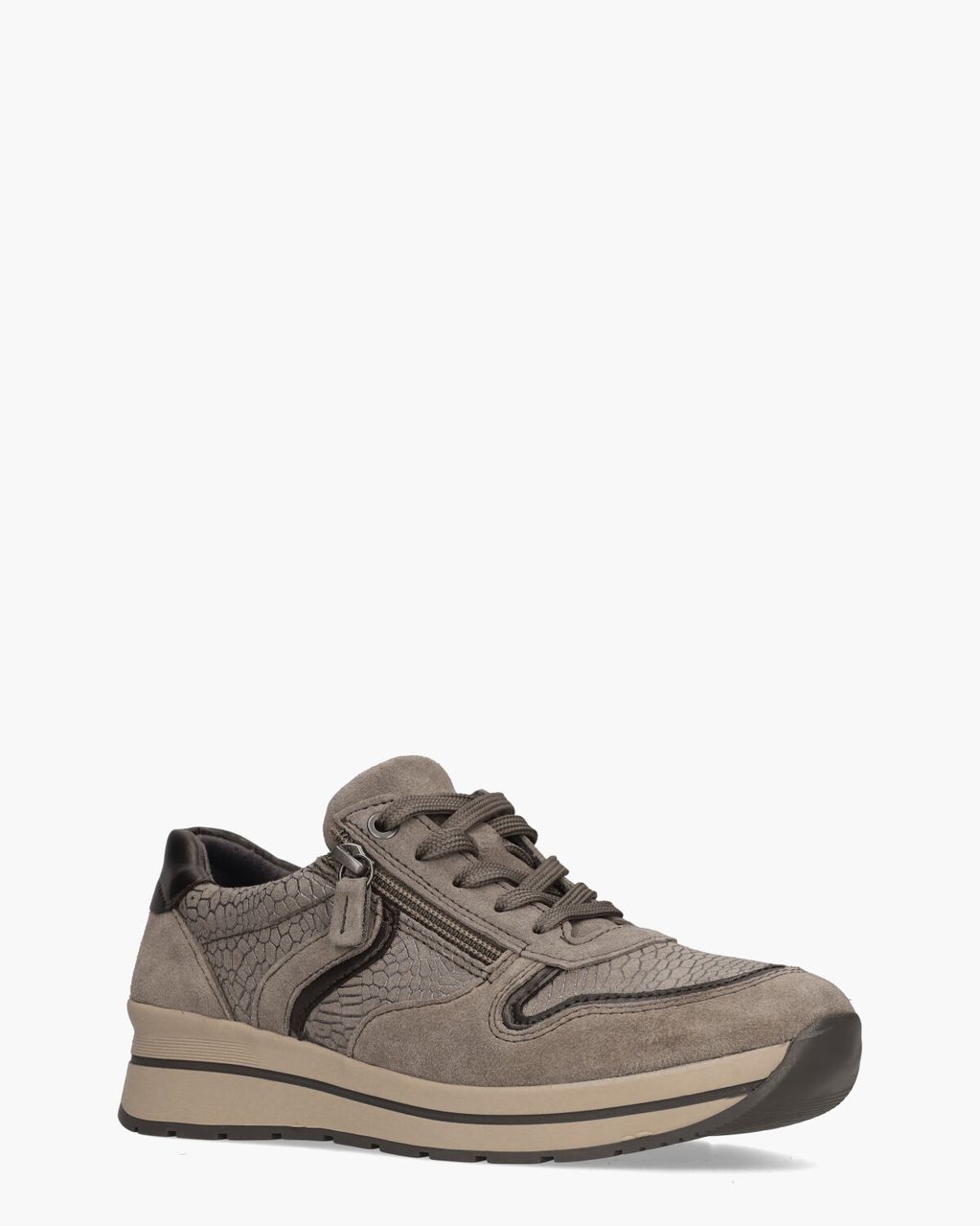 Cypres Vaya Taupe Damessneakers