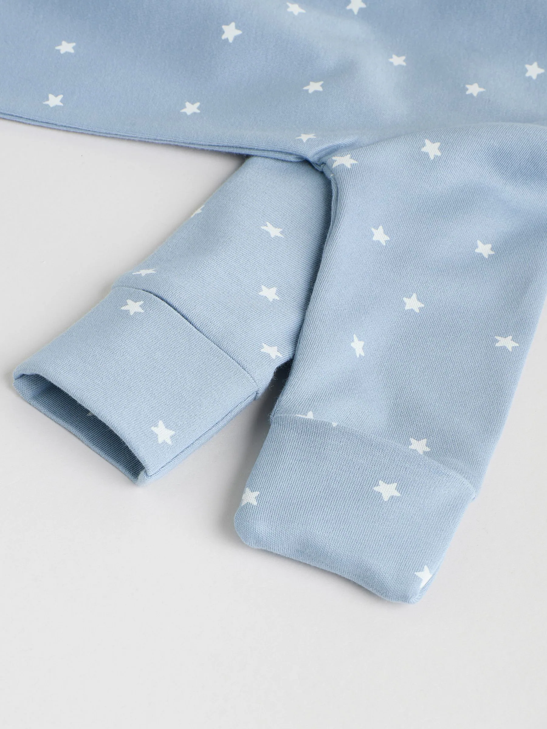 Blauw - Baby Popper Sleepsuits 7 Pack (0mths-2yrs)