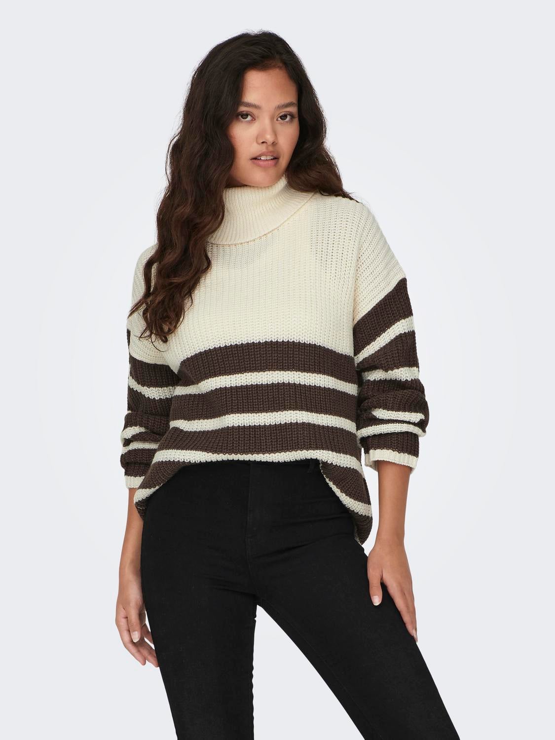 JDYJUSTY Strickpullover Eggnog