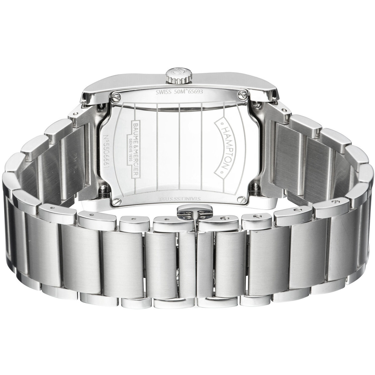 Montre Baume et Mercier Hampton femme acier