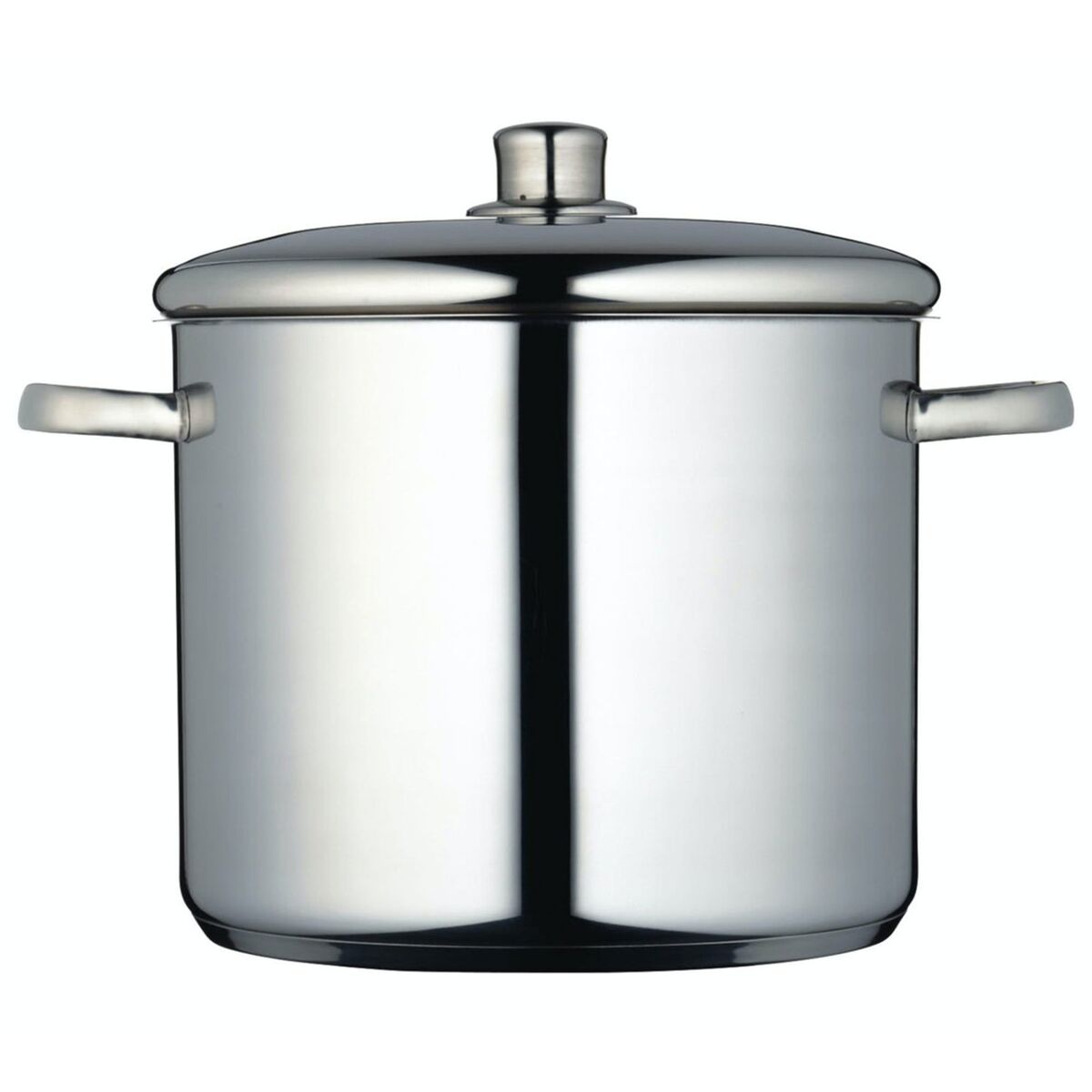 Gryte med lokk 11 liter, rustfritt stål
