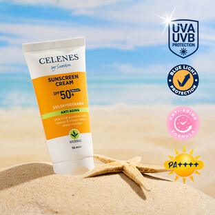 Celenes by Sweden Celenes Herbal Zonnecrème Anti-Age SPF50  50ML