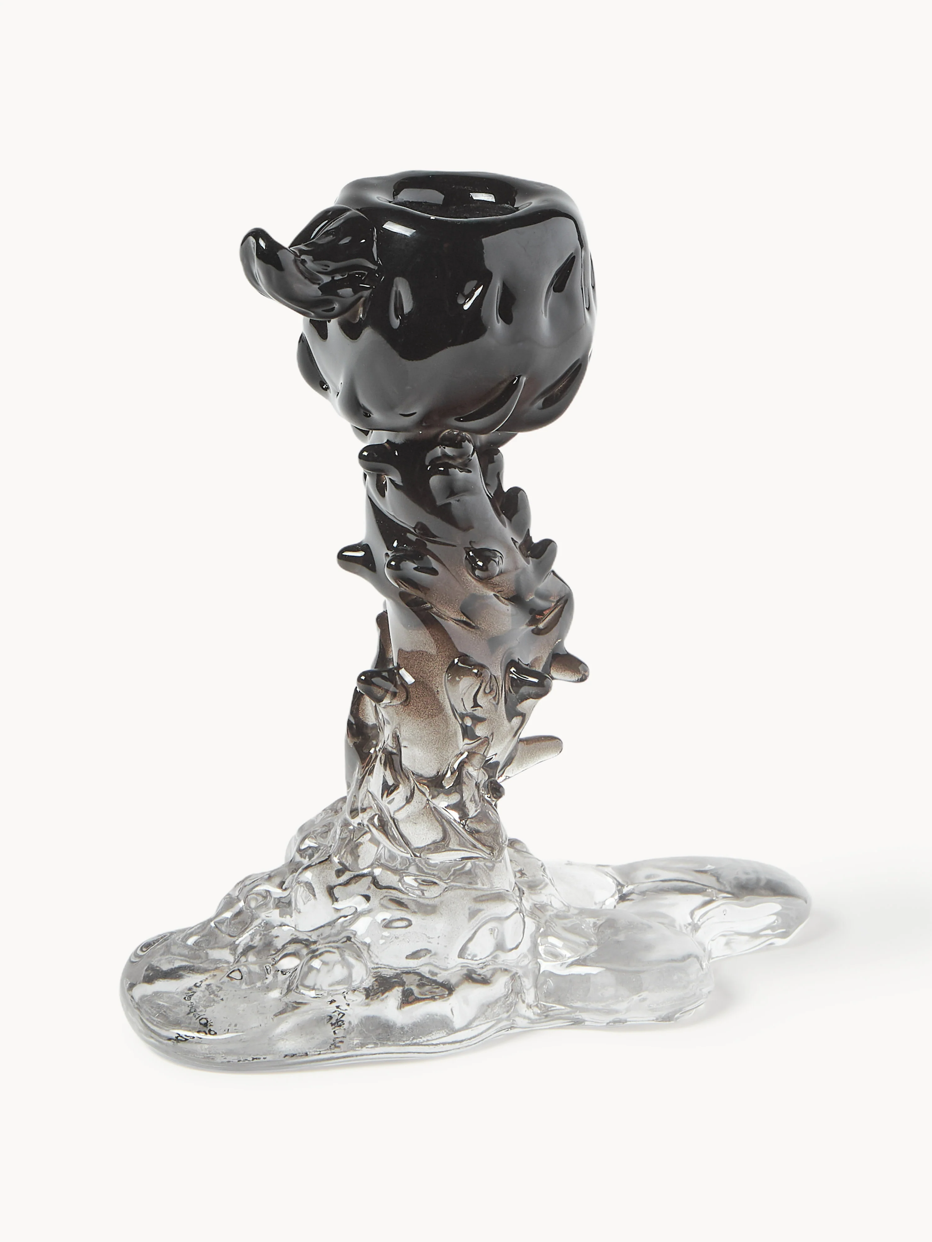 Kaarshouder Drip van glas