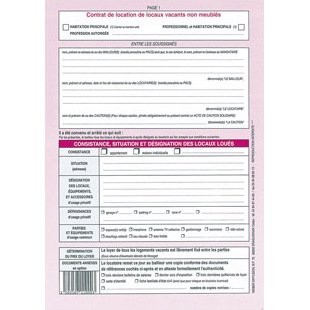Formulaire Français Weber - 2 pages