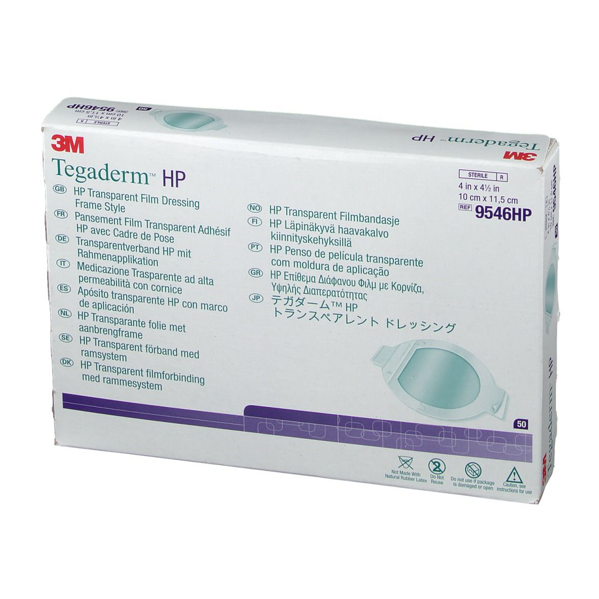3M Tegaderm HP Transparentverband oval 10 x 11,5 cm