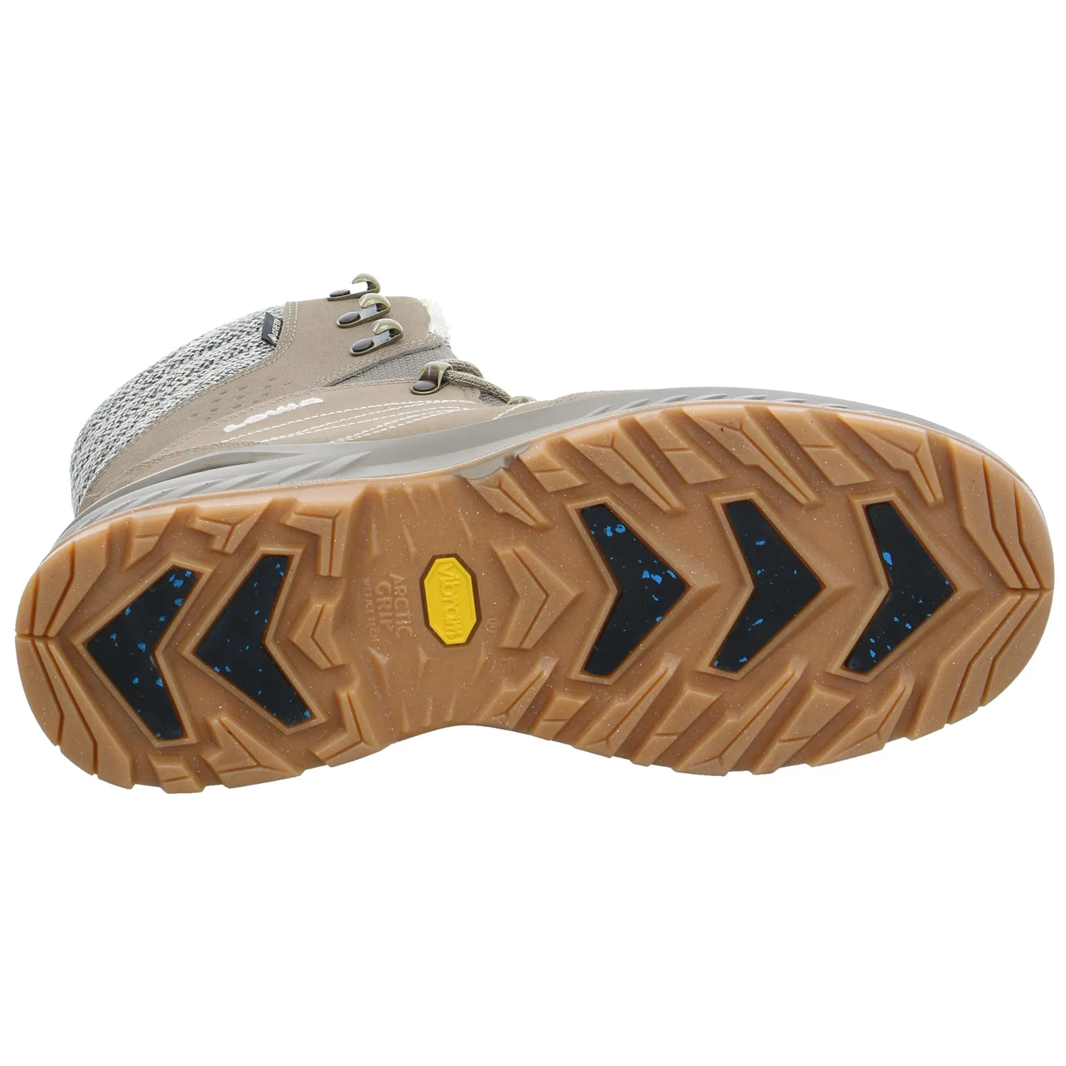 LOWA Snowboots Damen Beige Leder