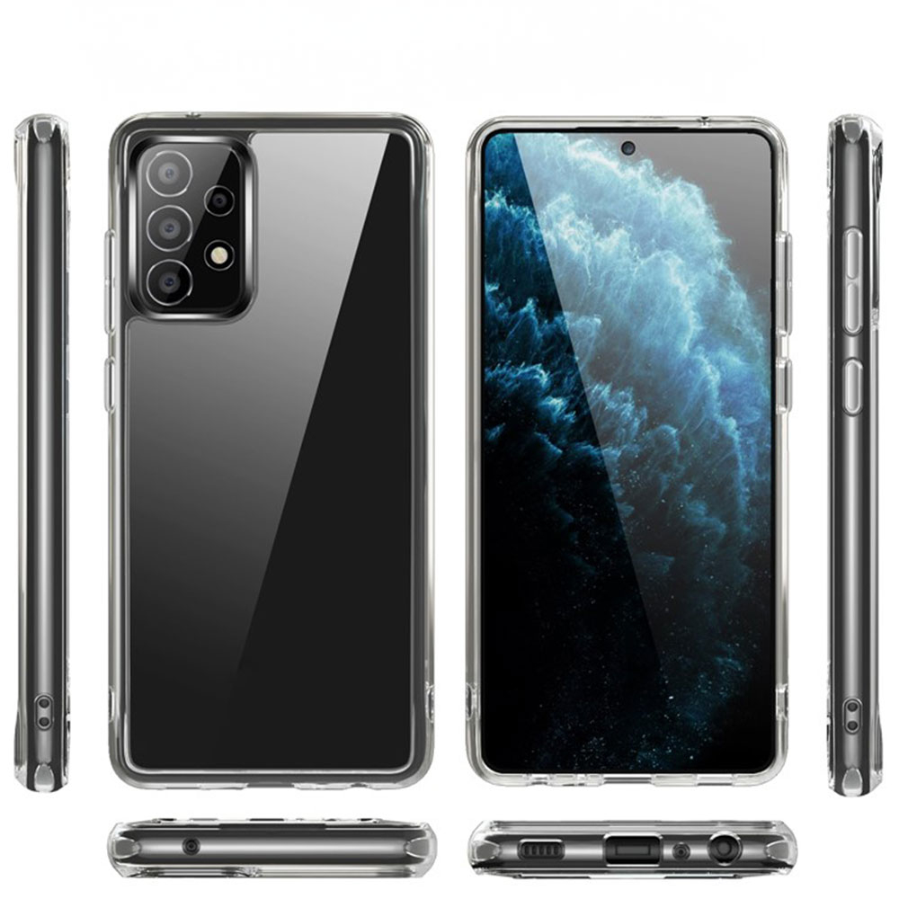 Samsung Galaxy A52s / A52 Hybrid Hardcase Hülle TPU Bumper   Kunststoff Rückseite - Transparent