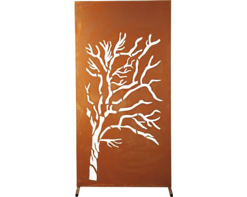Wilgenscherm 95 x 185 cm, roest