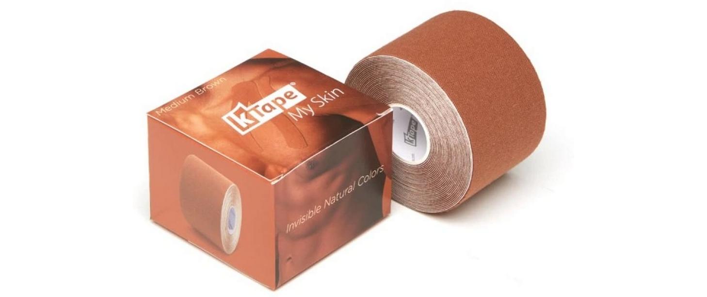 My Skin medium brown 5 cm x 5 mAtmungsaktives Kinesiology Tape für Muskeln und Gelenke