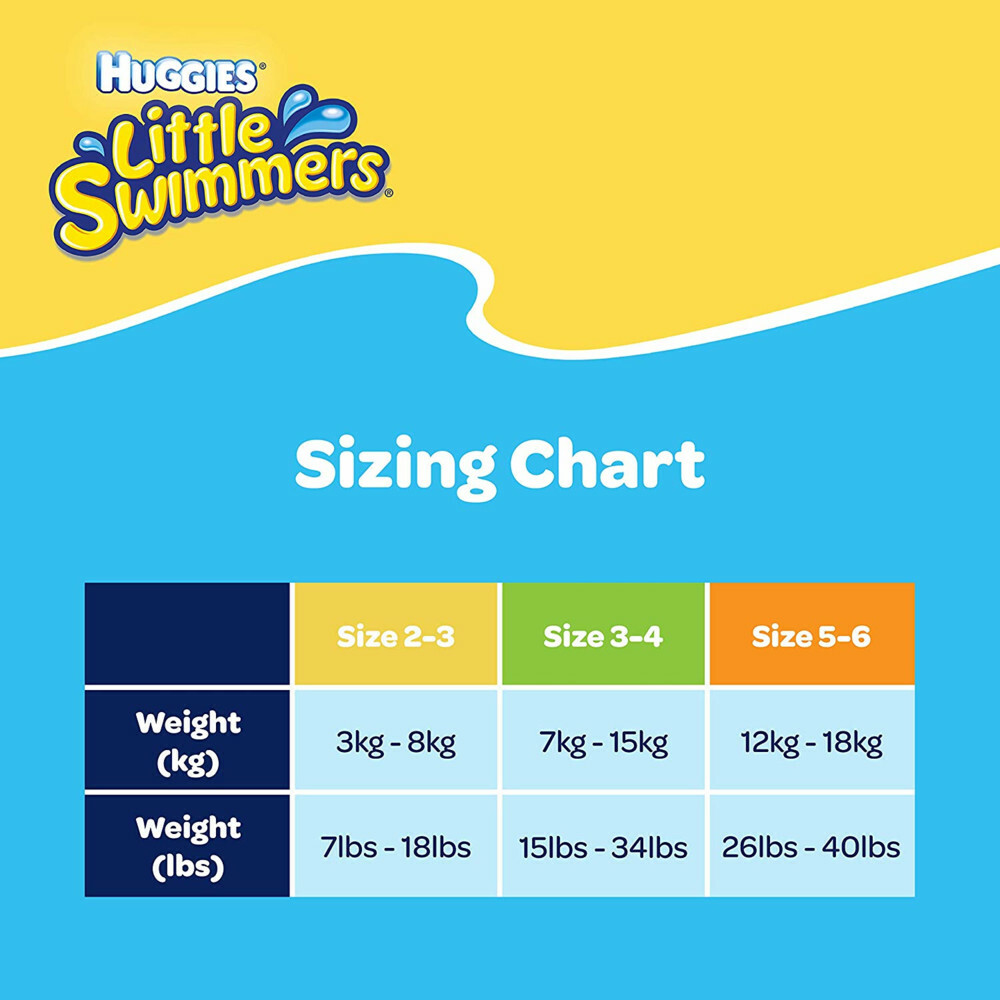 Huggies Little Swimmers maat 3-4 (7-15 kg)12 stuks