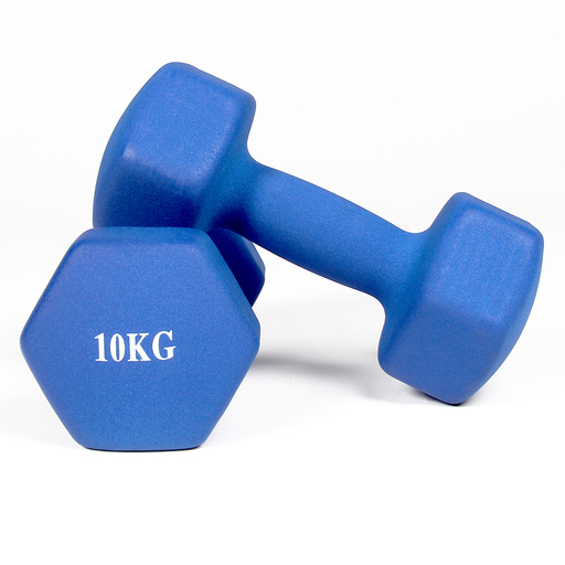 Halteres revestidos de neoprene (conjunto de 2) 10 kg Gladiatorfit