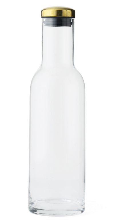 Audo Copenhagen Bottle karaf 1L transparant/messing