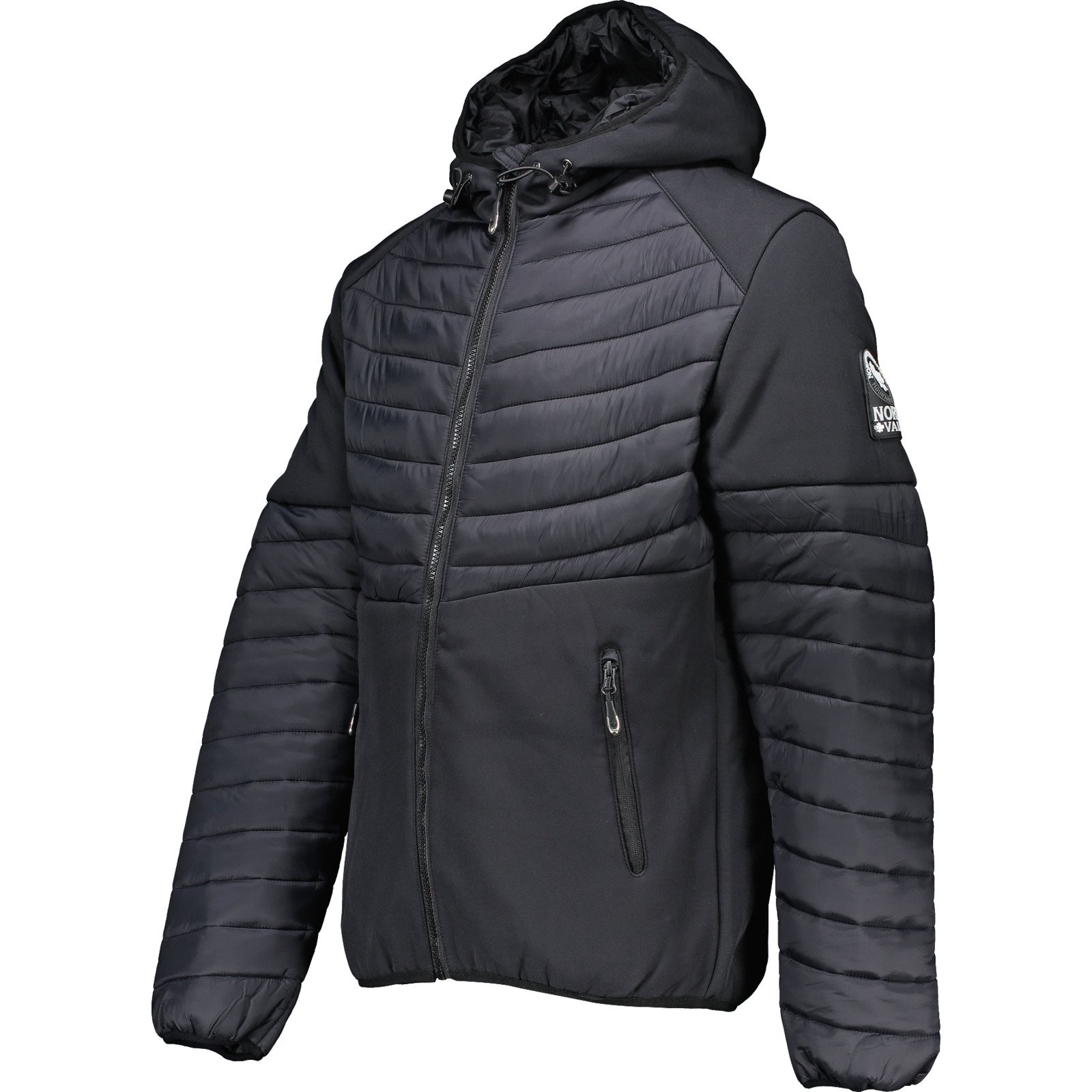 North Valley Herren-Hybridjacke Lenny XL, schwarz
