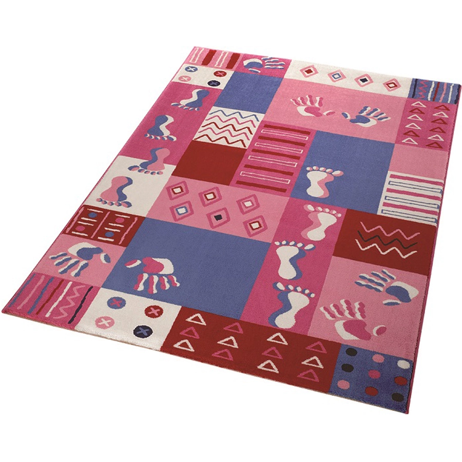 Wecon home Kinderteppich Hands & Feet pink