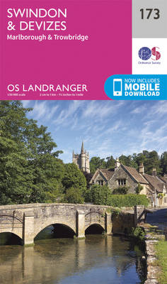 Swindon, Devizes, Marlborough & Trowbridge - OS Landranger Map 173 (Sheet map, folded)