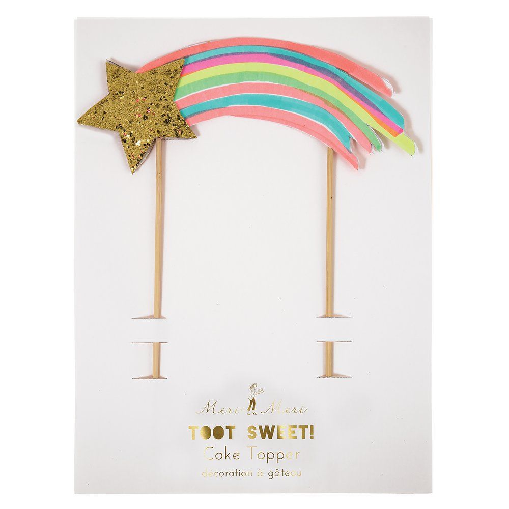 Décoration de gâteau étoile filante Meri Meri