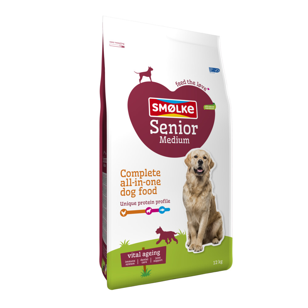 Smolke Hondenvoer Senior Medium12 kg