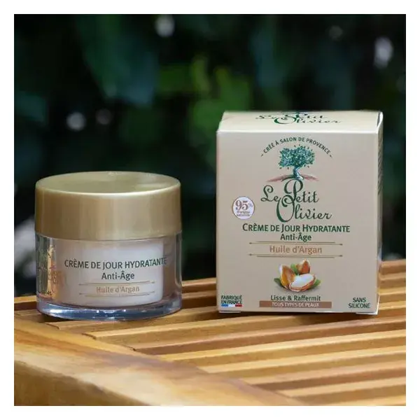 Le Petit Olivier Creme de Dia Hidratante Antienvelhecimento com Argan 50ml