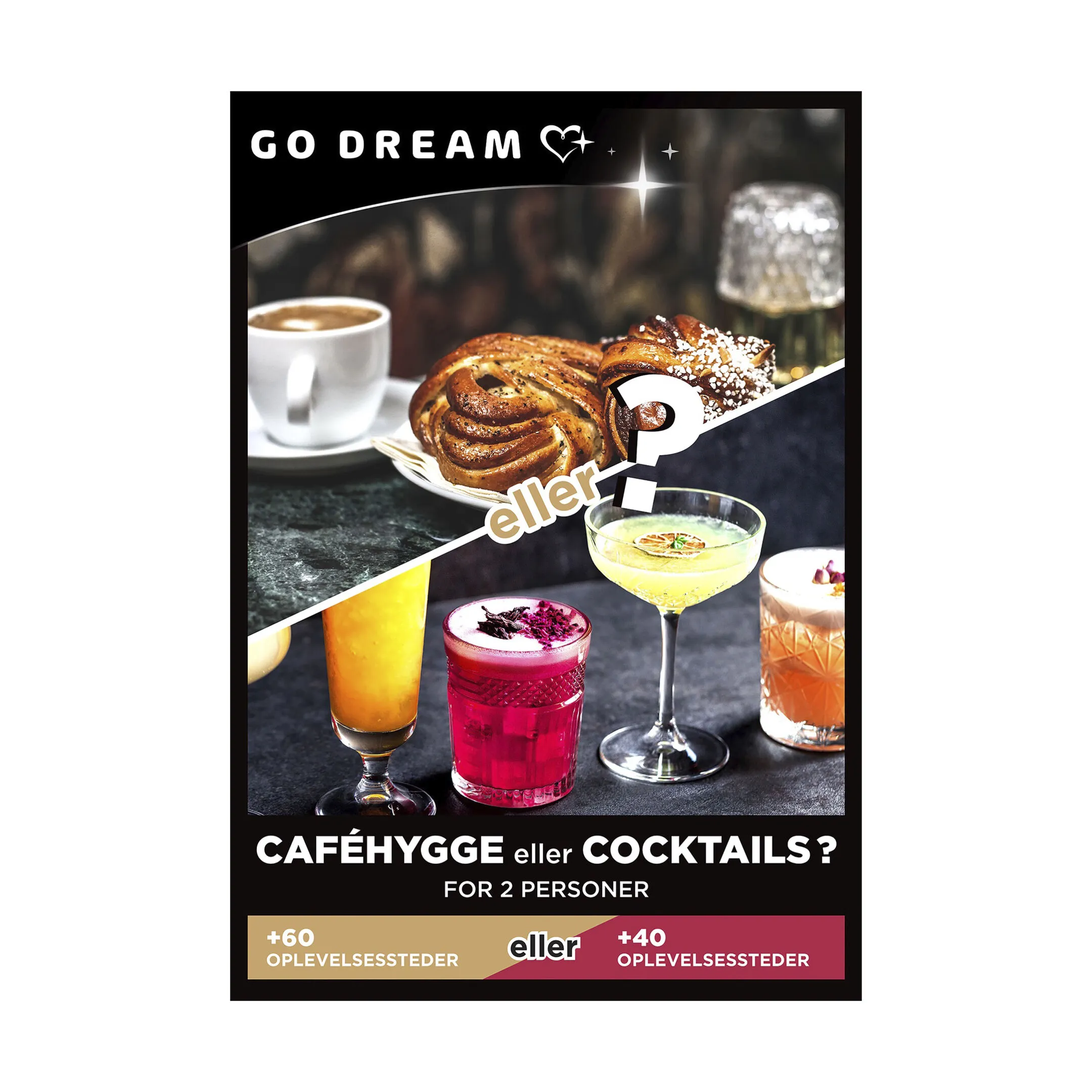 GO DREAM Gavekort - Café- eller cocktailhygge