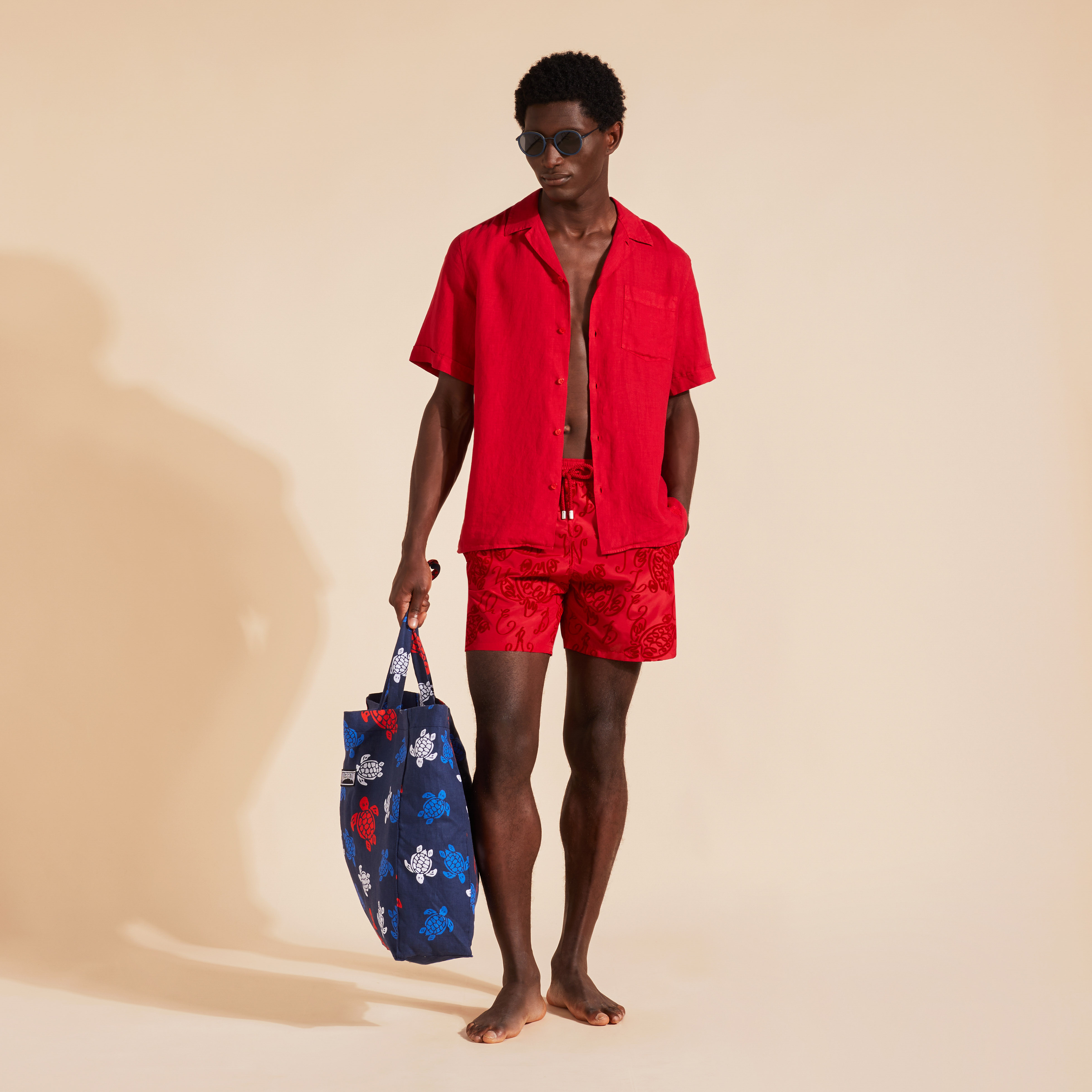 Maillot de Bain Homme Ultra Léger et Pliable Ribbons Turtle