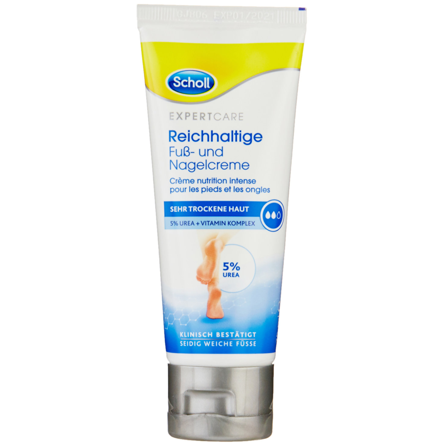 Scholl Expert Care Reichhaltige Fuss- und Nagelcreme