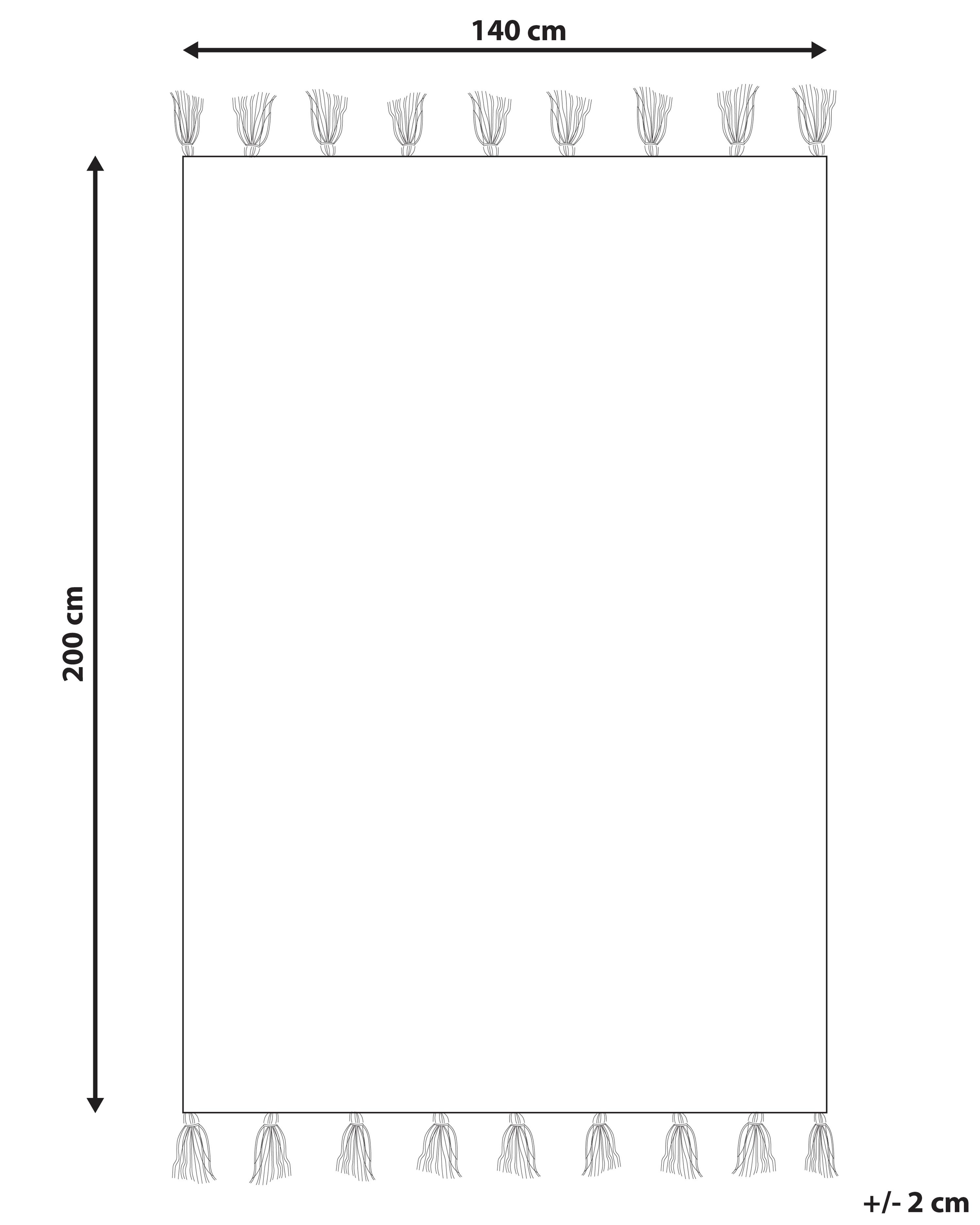 Kindervloerkleed ZAYSAN Roze 140 x 200 cm Katoen