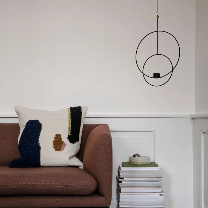 Ferm Living - Loop Kissen 50 x 50 cm, Landscape