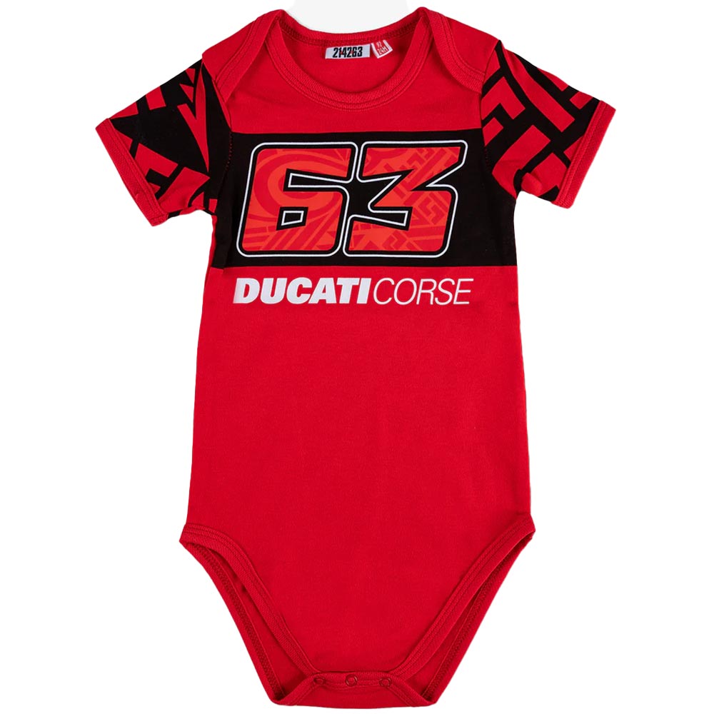 ducati - Body bébé Bagnaia Red Rouge / Noir