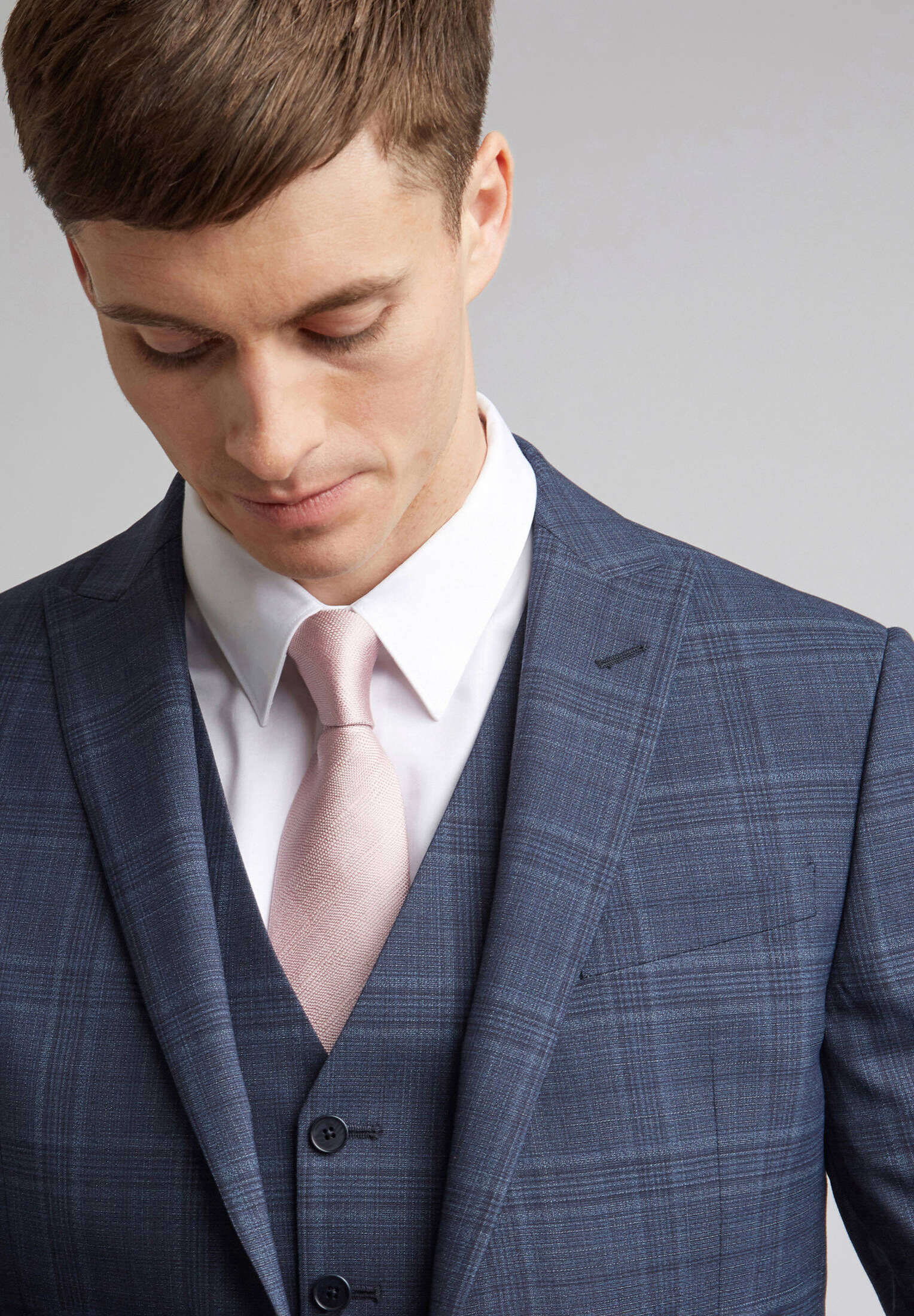 Ted Baker| Herren Jacke Navy Tonal Check