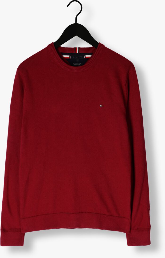 TOMMY HILFIGER rode tommy hilfiger trui pima org ctn cashmere crew neck