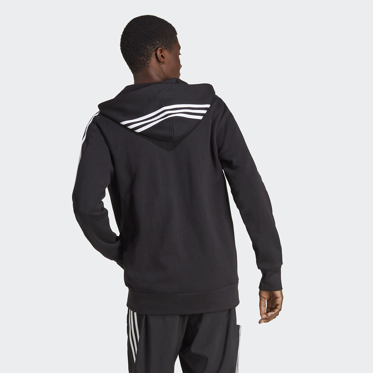 ADIDAS ROUPAS ESPORTIVAS<br>Moletom com zíper, 3 listras Essenciais