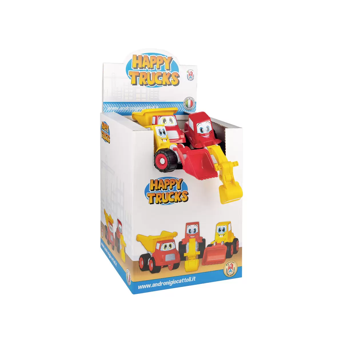 Spielfahrzeug Happy Trucks Bunt
