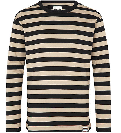 Mads N?rgaard Bluse - Talika Top - Blåck/Vanilla Ice