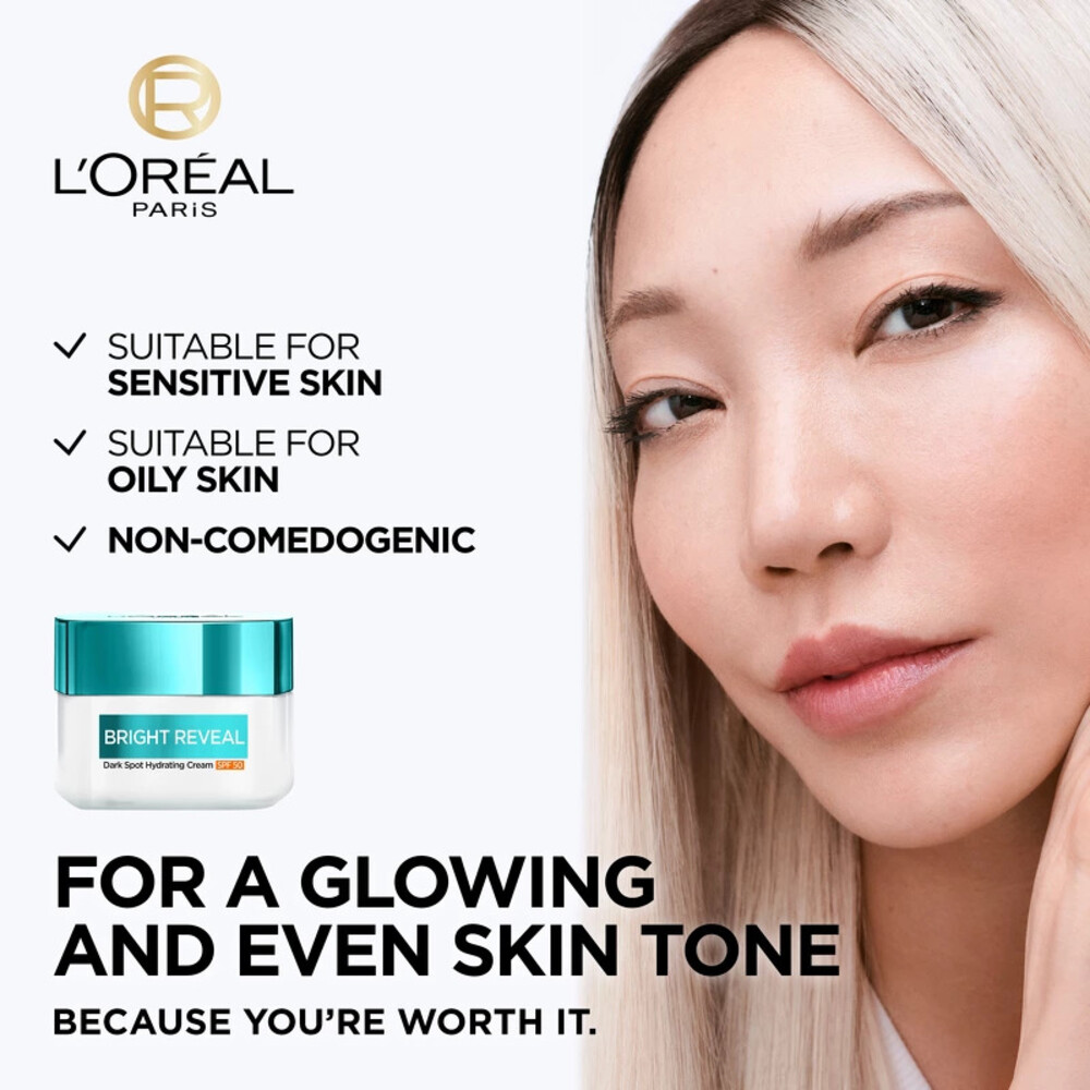 L'Oréal Bright Reveal Dark Spot Hydrating Dagcrème SPF 5050 ml