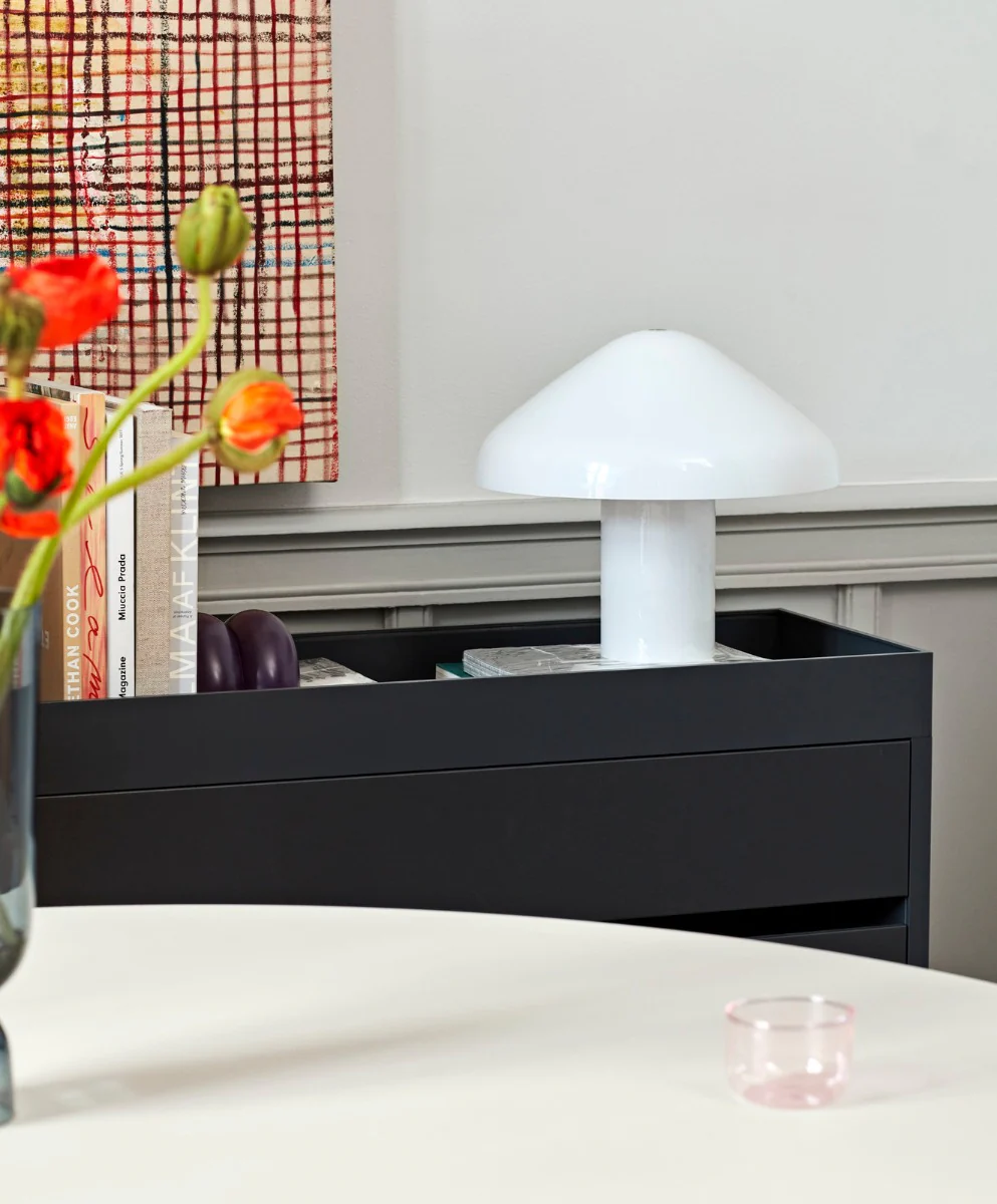 HAY  Pao glass bordlampe - Hvid