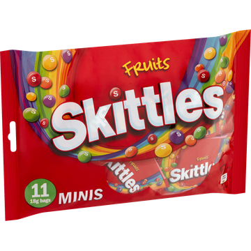 Skittles Fruits Vegan Uitdeelzak 11 Stuks