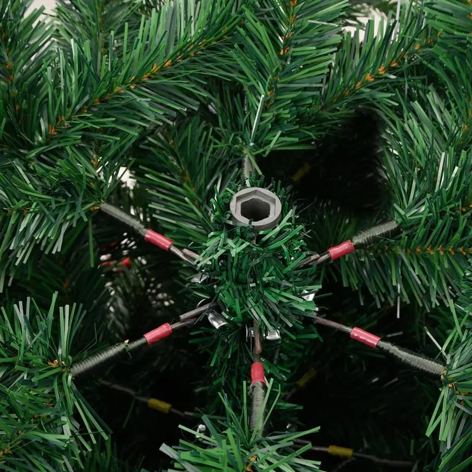vidaXL - Gescharnierde Kunstkerstboom - Groen - 180 cm