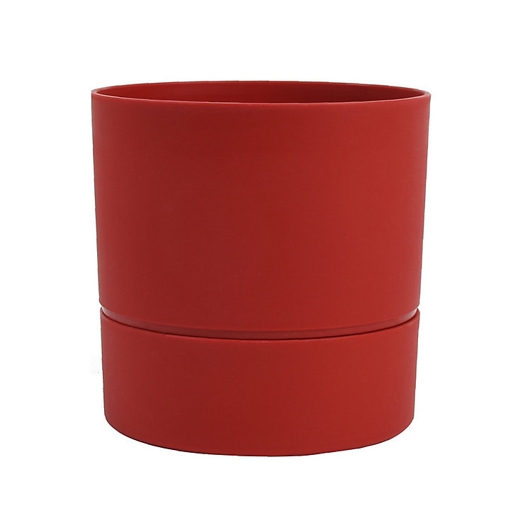 Pot rond Aquaduo rouge rubis ø15 cm