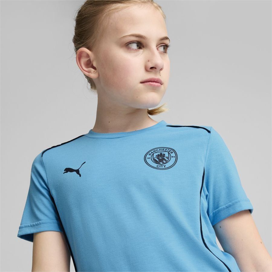 Manchester City T-Shirt Casuals - Magic Blue/Bleu Marine Enfant