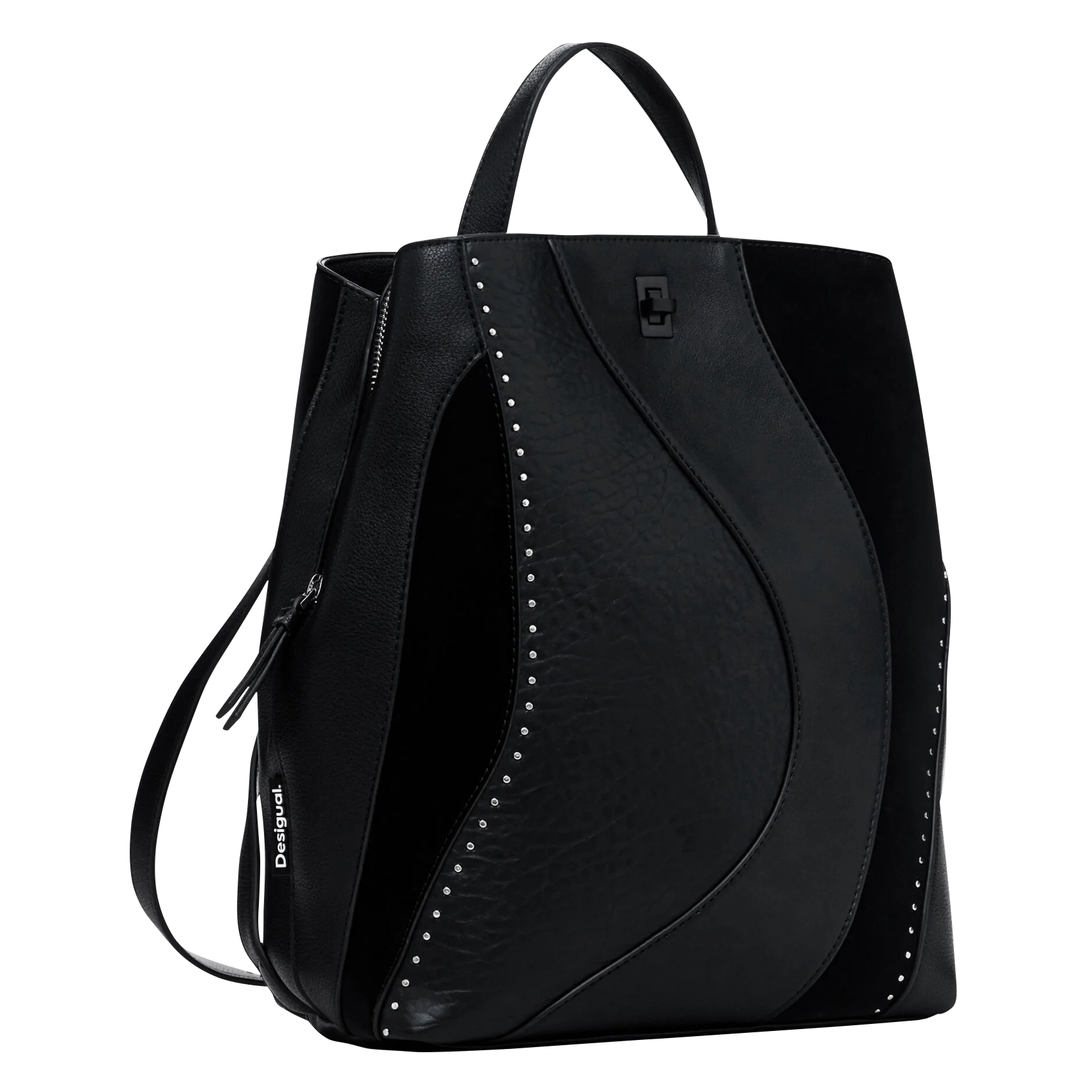 Sac à dos motif vagues | Noir