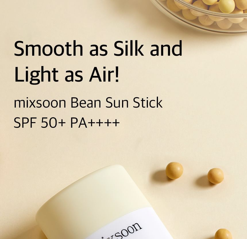 mixsoon - Bundel: Bean Sun Stick & Cica-Hyal Sun Stick Set