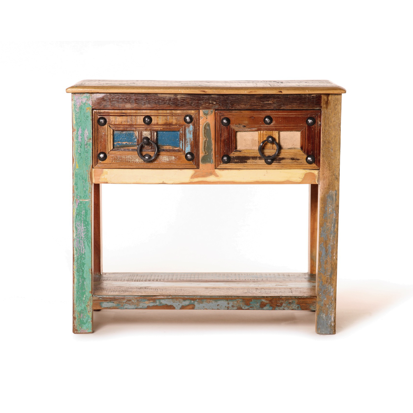 Beistelltisch 'Telford', multicolor, T 38 cm, B 72 cm, H 65 cm von fischer's lagerhaus